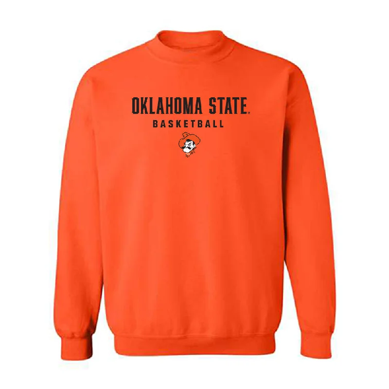 Oklahoma State - NCAA Women's Basketball : Brenna Butler - Classic Shersey Crewneck Sweatshirt Hoodie with Zipper Placket Modern Functional
