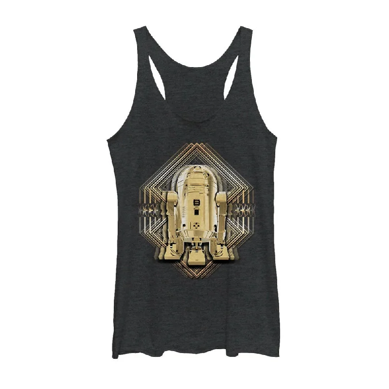 Women's Star Wars The Last Jedi R2-D2 Shake Racerback Tank Top vibrant tank top