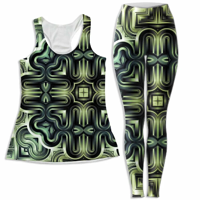 Unthinkable Machines Women's Tank and Leggings Combo glitter tank top