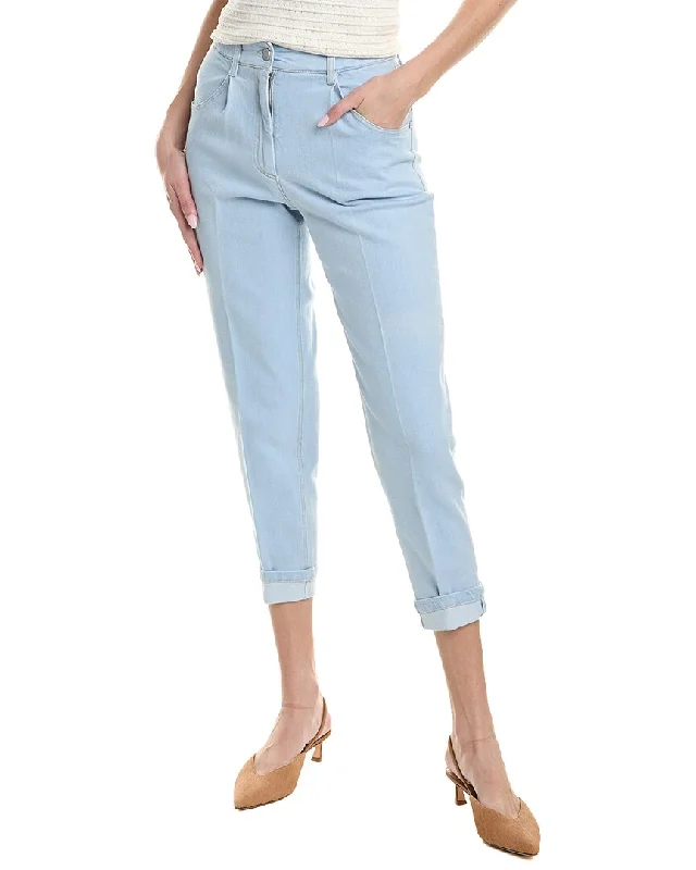 Peserico Pant Comfortable Denim Trousers