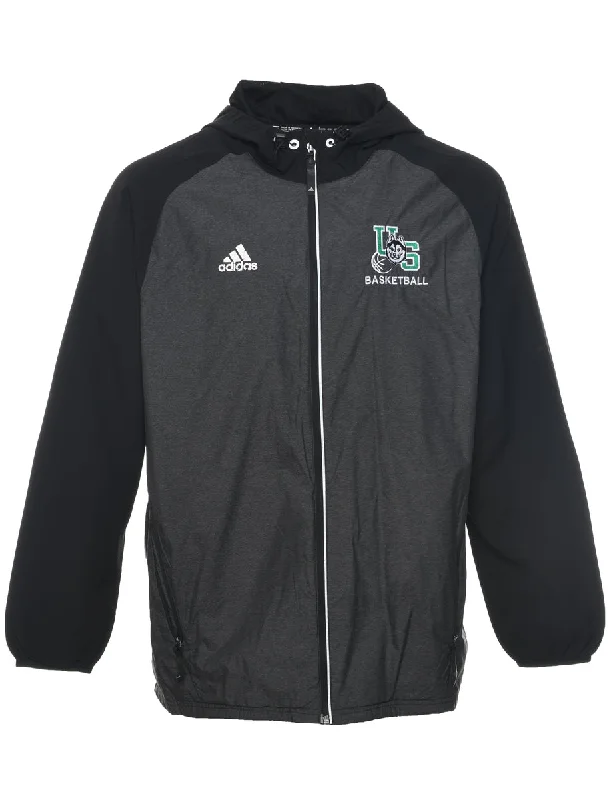 Adidas Nylon Jacket - L Bomber Jacket Anorak Windbreaker