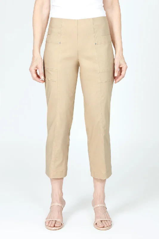 Elliott Lauren Classic Crop Cargo Pant Formal Wide-Leg Pants