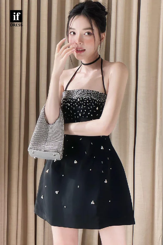 F1581 - Adorable A-Line Beads Sleeveless Cocktail Homecoming Party Dress Tunics Plaid country