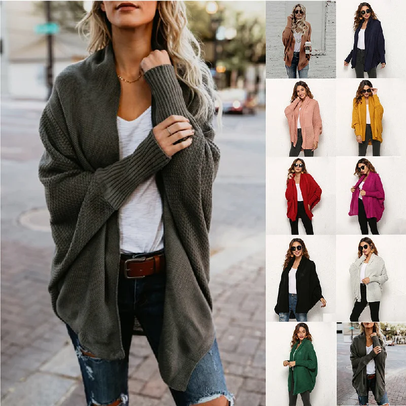 Winter New Sweater Sweater Cardigan Large Women's Sweater Coat Beaded Cardigan Sequined Faux Fur