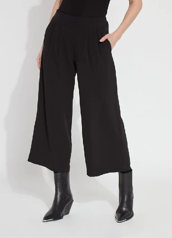 Giselle Pleated Culotte Pant (25" Inseam) Slim Fit Casual Pants