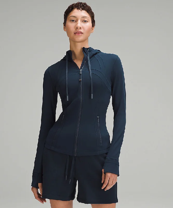 Lululemon Define Hooded Jacket Fleece Fabric Down Fabric Feather Fabric