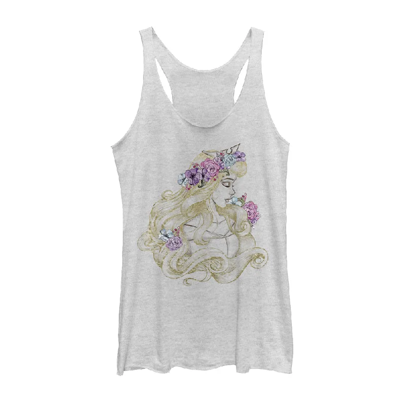 Women's Sleeping Beauty Aurora Profile Racerback Tank Top comfortable tank top