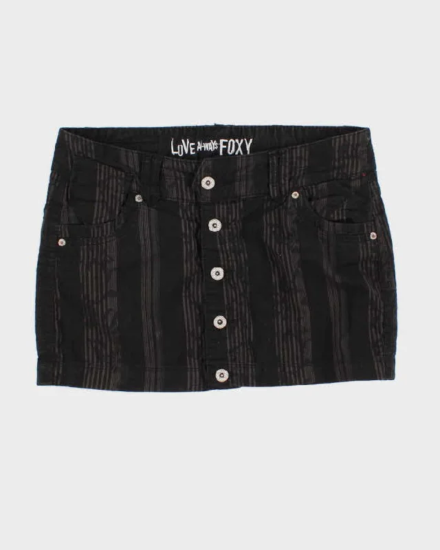 Women's Vintage 00s Mini Skirt - M tiered skirt playful