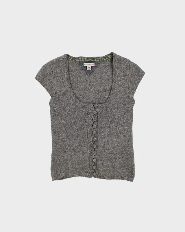 Tommy Hilfiger Lambswool Short Sleeve Cardigan - M Long Cardigan Short Cardigan Medium Cardigan