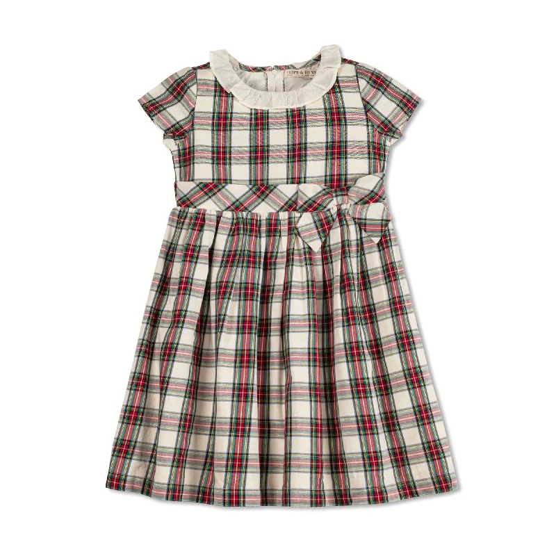 Ruffle Collar Organic Party Dress - Baby Tunics Exclusive limited