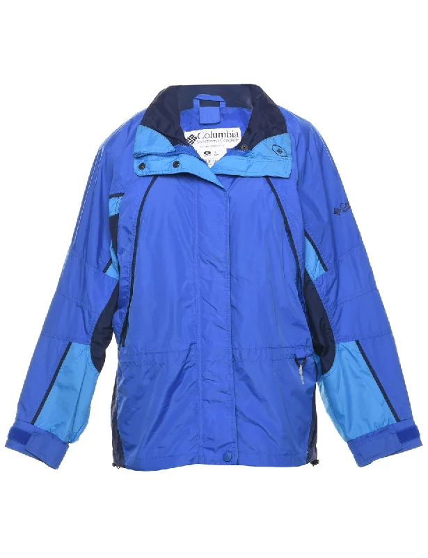 Columbia Nylon Jacket - M Toggled Jacket Drawstring Jacket Belted Jacket