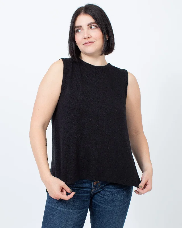 Basic Black Tank one shoulder tank
