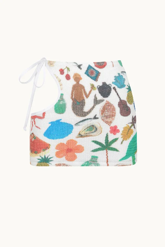 SUMMERCLOUD SKIRT ISLANDS mini skirt trendy