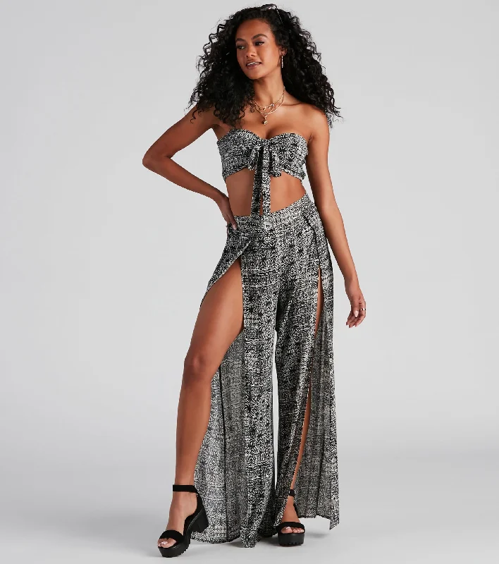 Cabo Calling Boho Tulip Pants Elegant Trouser Pants