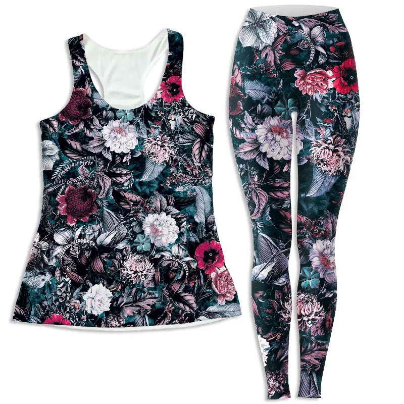 Blue Garden Women's Tank and Leggings Combo slim fit tank
