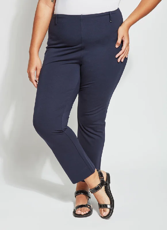 Baby Boot Ankle Pant (Plus Size, 27" Inseam) Trendy Work Pants