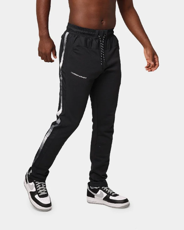 Under Armour Rival Terry AMP Pants Black Wide-Legged Palazzos