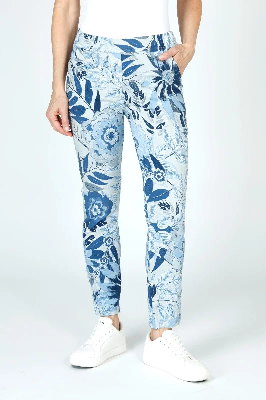 Organic Rags Floral Leaves Print Pant Soft Stretch Leggings