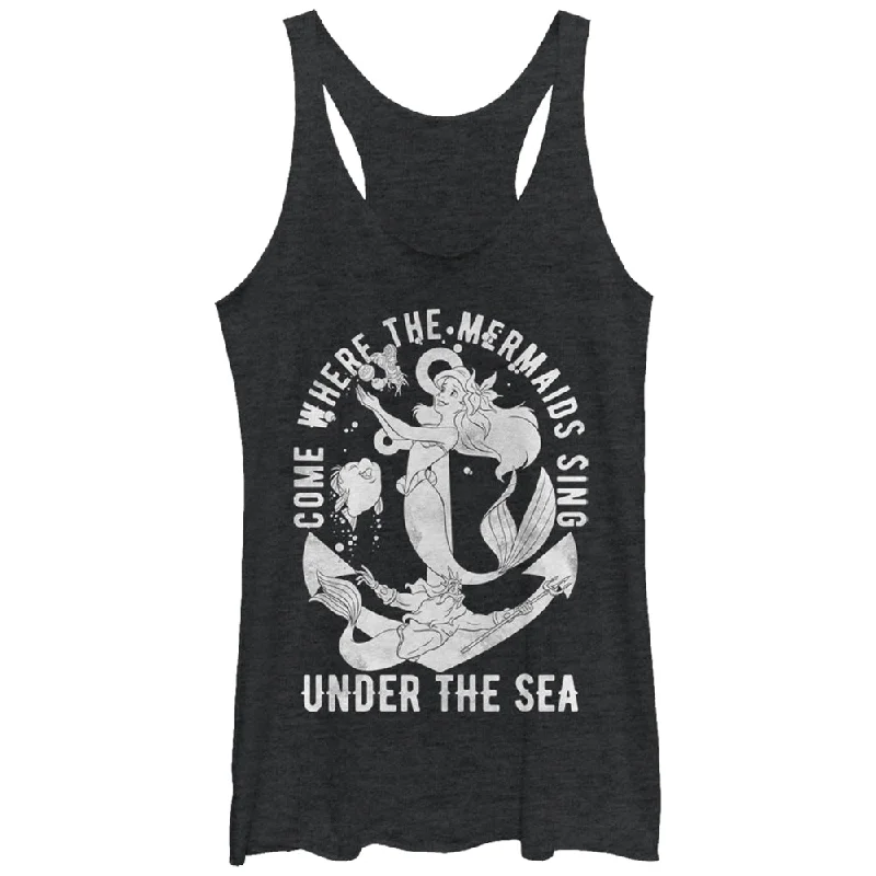 Women's The Little Mermaid Ariel Under the Sea Racerback Tank Top high neck tank