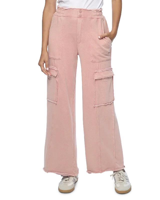 DOLLY FRENCH TERRY CARGO PANT Soft Sweatpants Style