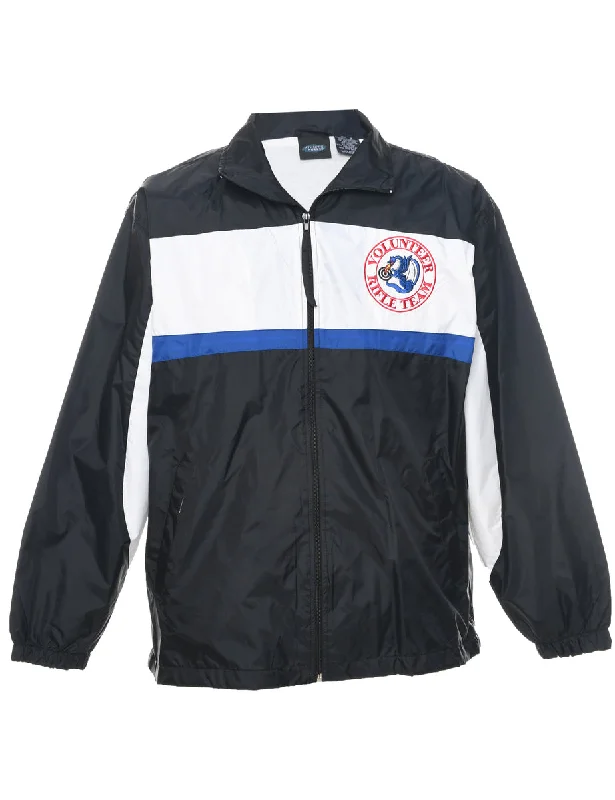 Two Tone Nylon Jacket - M Satin Jacket Silk Jacket Chiffon Jacket