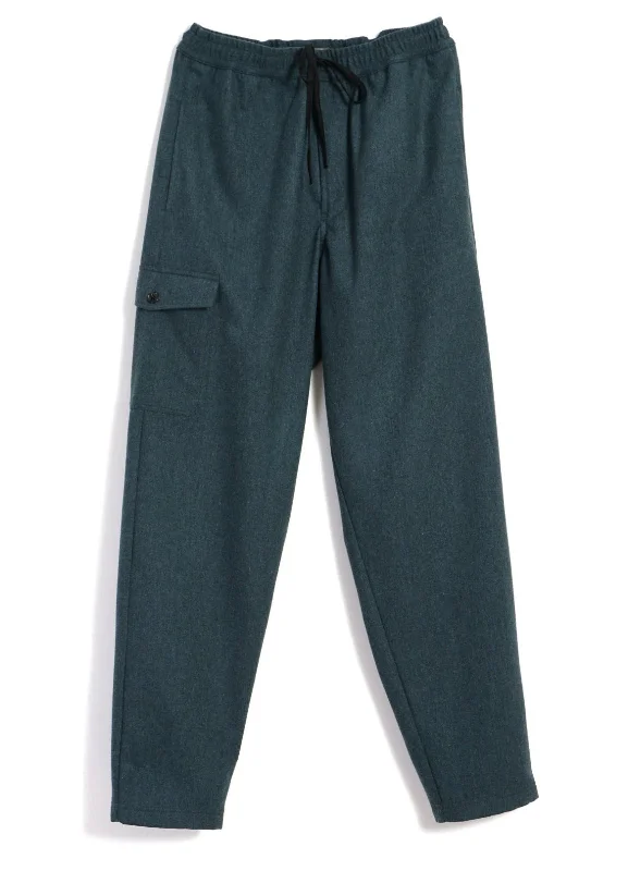 JIMMY | Casual Cargo Drawstring Pants | Moss Green Cozy Jogger Leggings