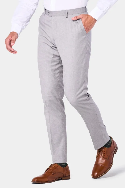 Silver Gray Pants Cozy Jogger Leggings