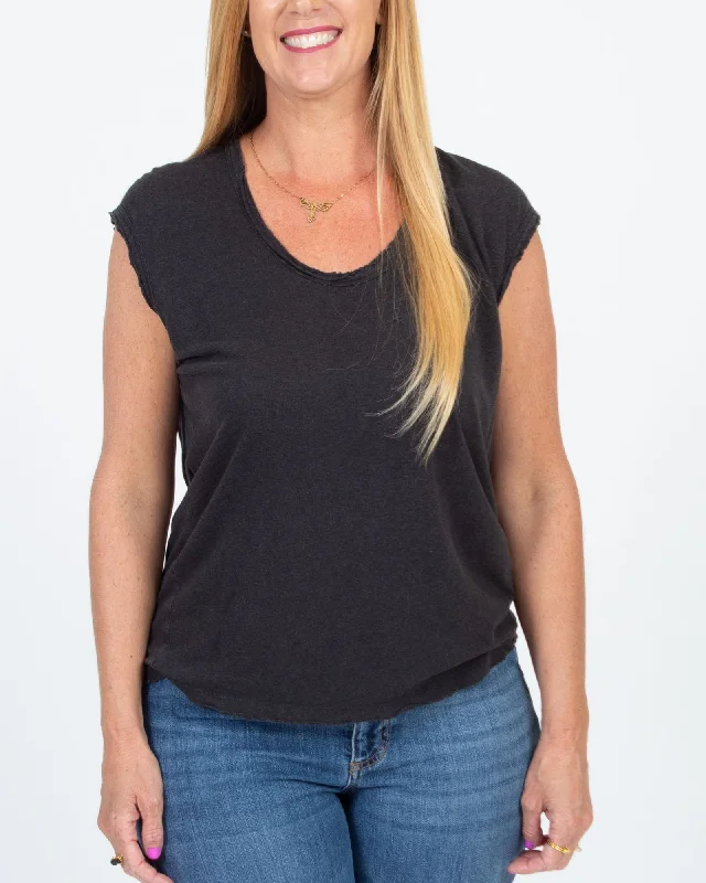Distressed Tank crossback tank top