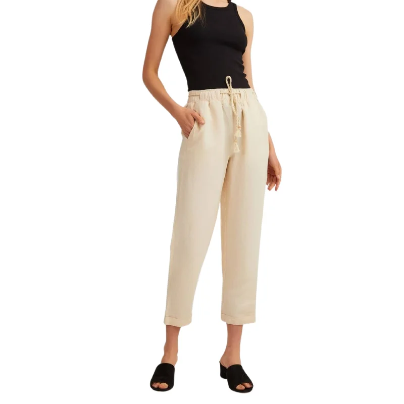 OXXO - Elastic Rope Belted pants Classic Flared Pants