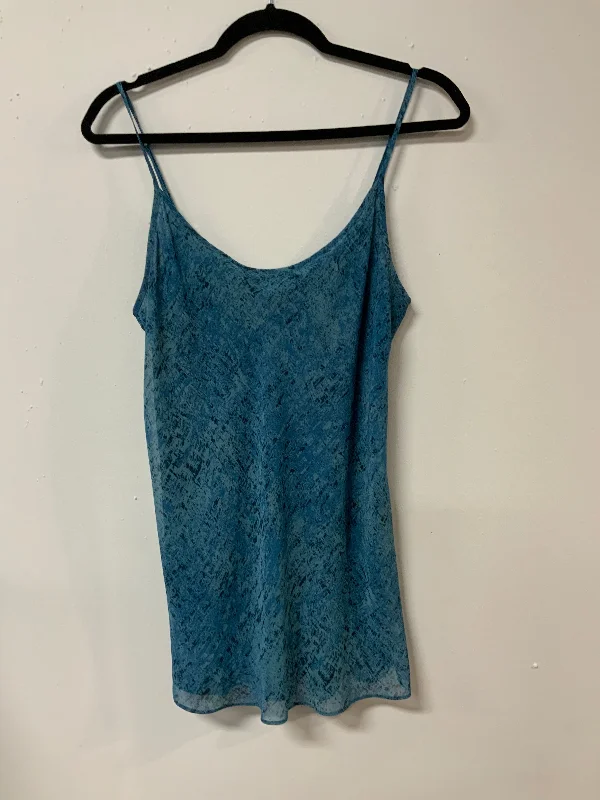 Cabi (M) teal flown tank solid color tank