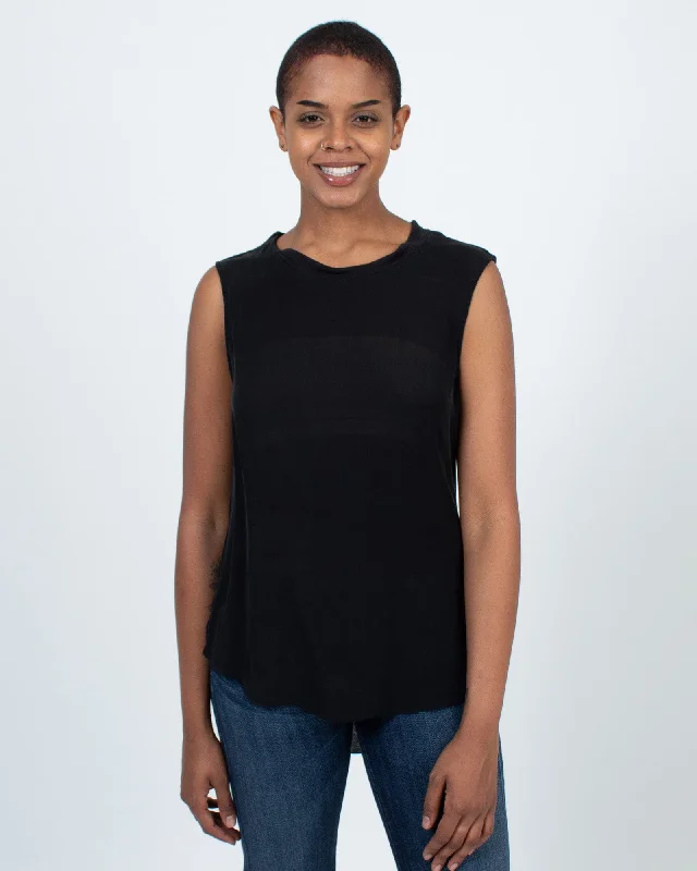 Contrasting Tank Top sexy tank top