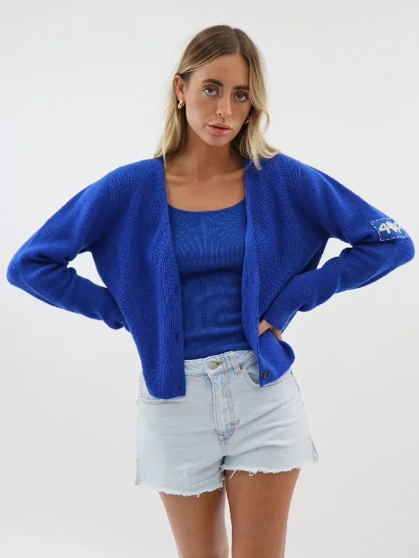 SAMARA CARDIGAN Toggled Drawstring Belted