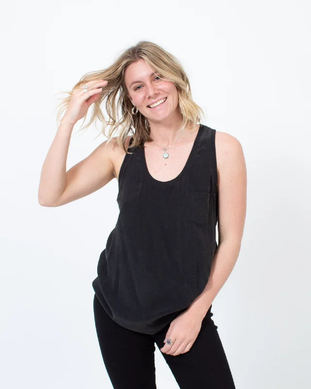 Sheer Silk Tank scoop neck tank