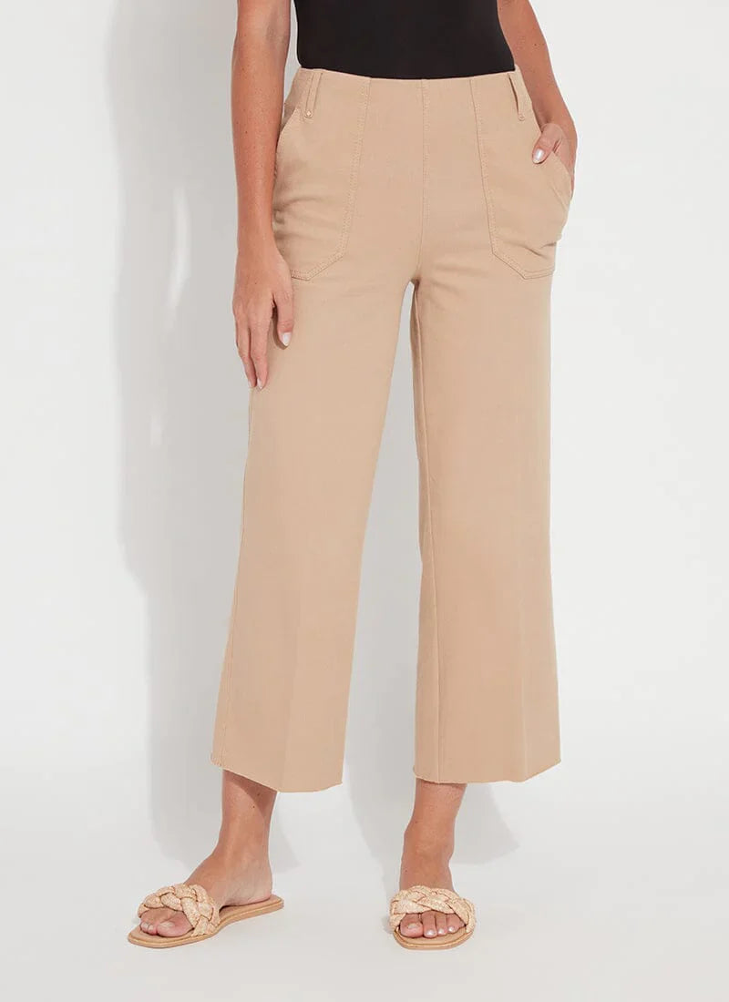 Athena Wide Leg Crop Pant Casual Sweatpants Style