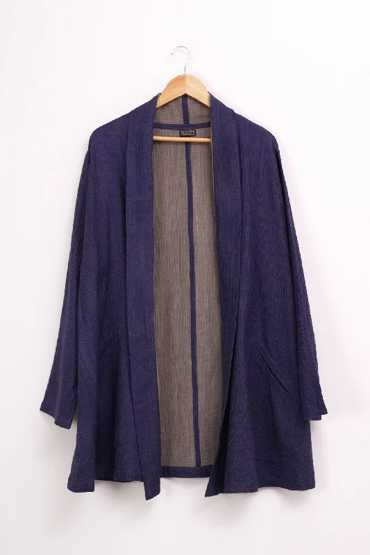 Navy Cotton Silk Jacket Rayon Fabric Velvet Fabric Corduroy Fabric