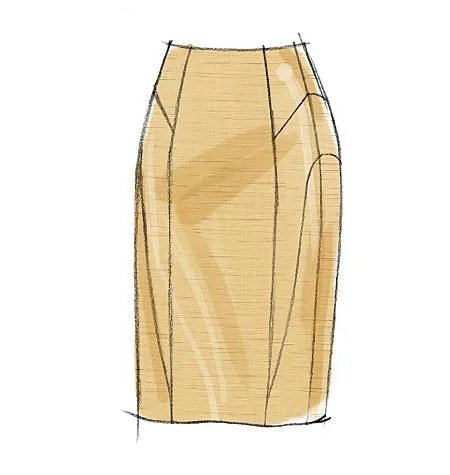 Vogue Pattern V8750 Misses' Skirt corduroy skirt cozy