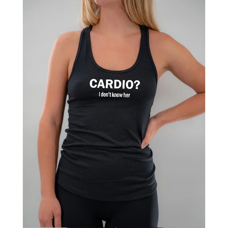 Ladies "Cardio" Racerback Tank fitness tank top