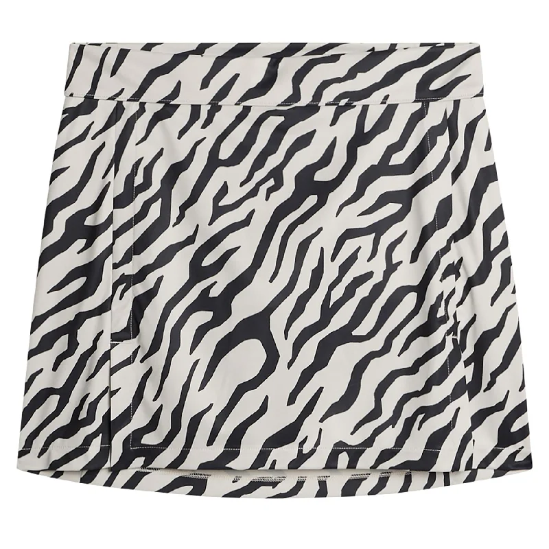 Womens Amelie Mid Print Skirt Tour Tiger Moonbeam - SS25 chiffon skirt floaty
