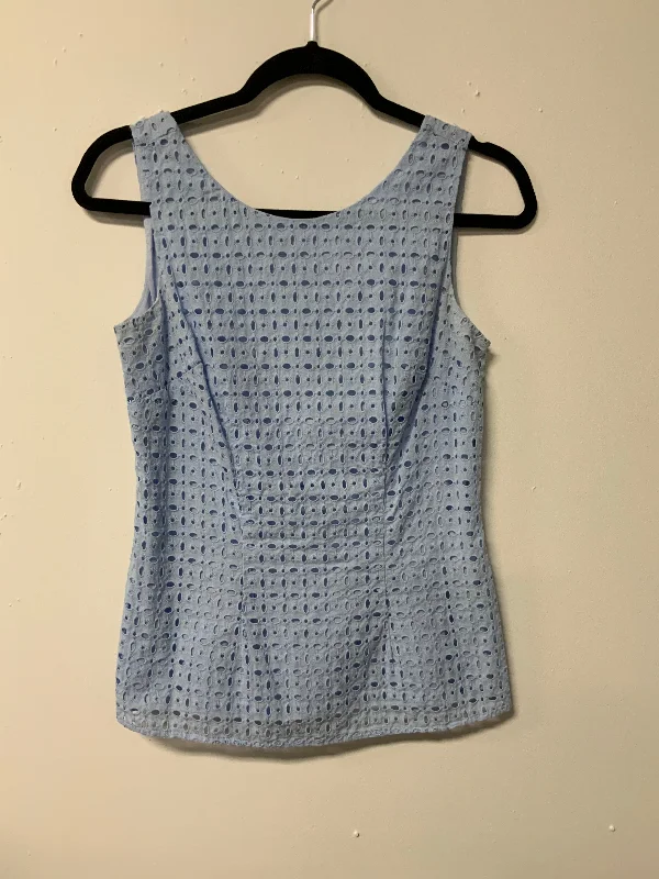 Boden (4) blu eyelet tank loose fit tank