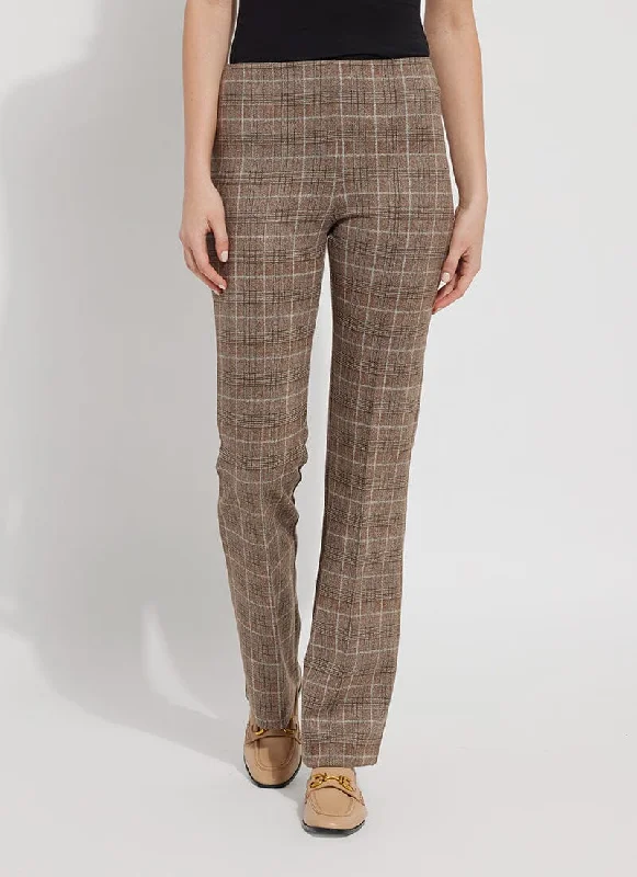Elysse Pant - Cottage Plaid (33" Inseam) Trendy Work Pants