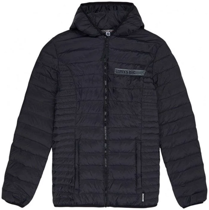 Mystic Womens Drift Jacket (Caviar) Tiered Jacket Buttoned Jacket Zippered Jacket