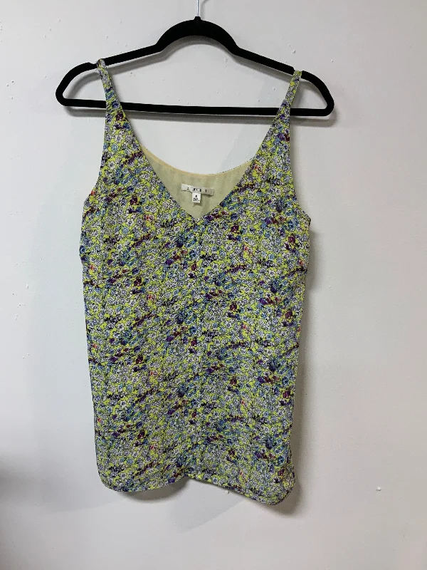 Cabi (S) yell purp flwr tank lavender tank top