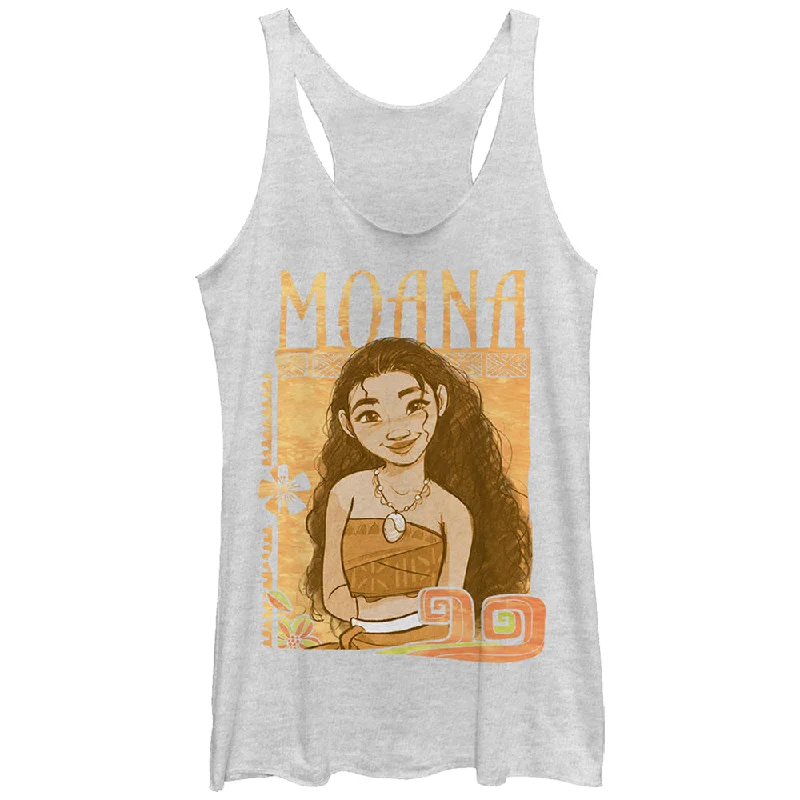 Women's Moana Portrait Racerback Tank Top relaxed fit tank