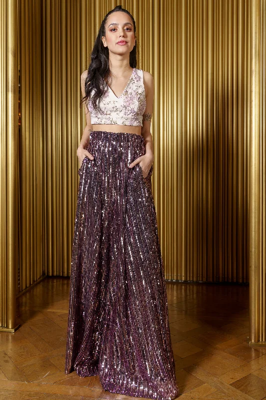 SONA Sequin Pants Fashionable Jogger Pants