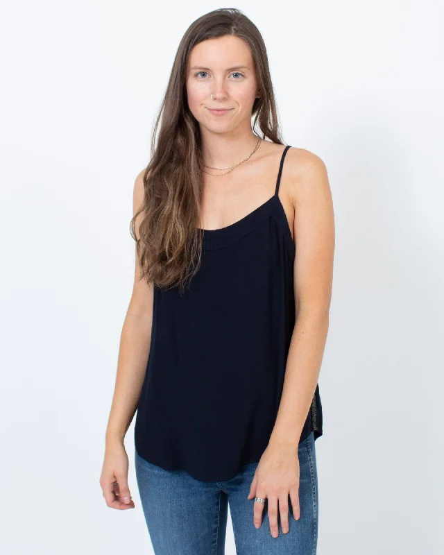 Navy Blue Tank Top crew neck tank