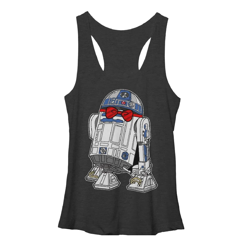 Women's Star Wars R2-D2 Bowtie Racerback Tank Top fashionable tank top