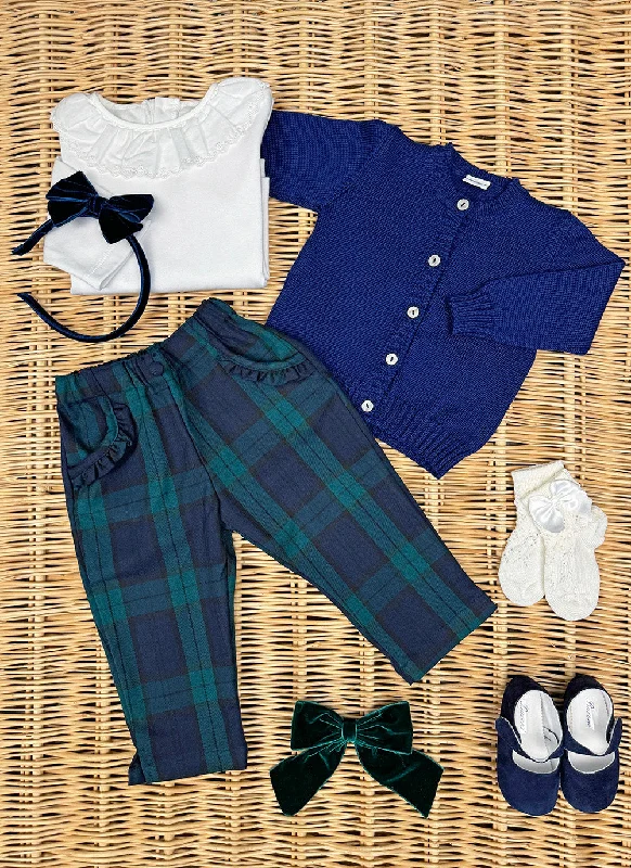Girly Tartan Pants Casual Plaid Pants