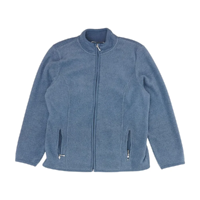 Blue Solid Jacket Trench Coat Raincoat Waterproof Jacket