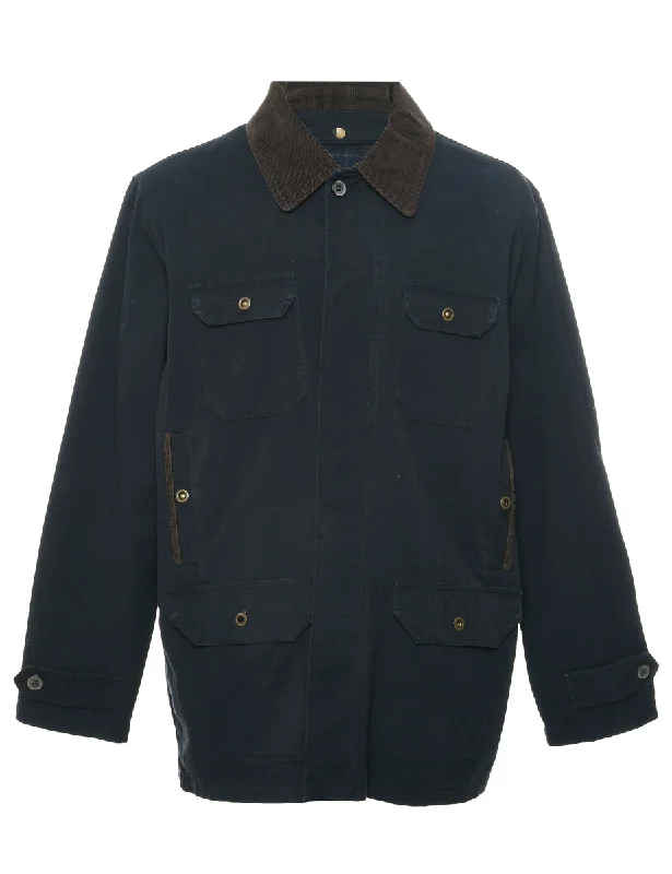 Black Jacket - XL Corduroy Jacket Velvet Jacket Brocade Jacket