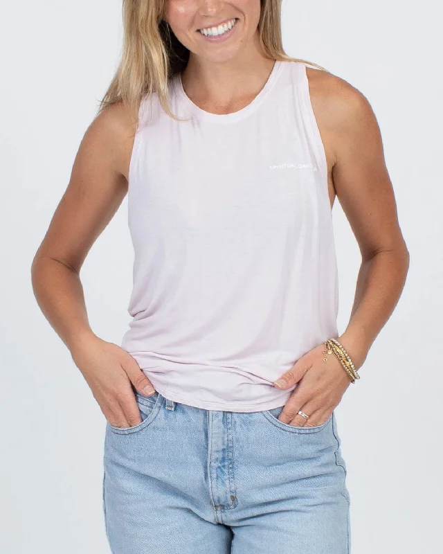 "Dream" Tie Back Tank graphic tank top